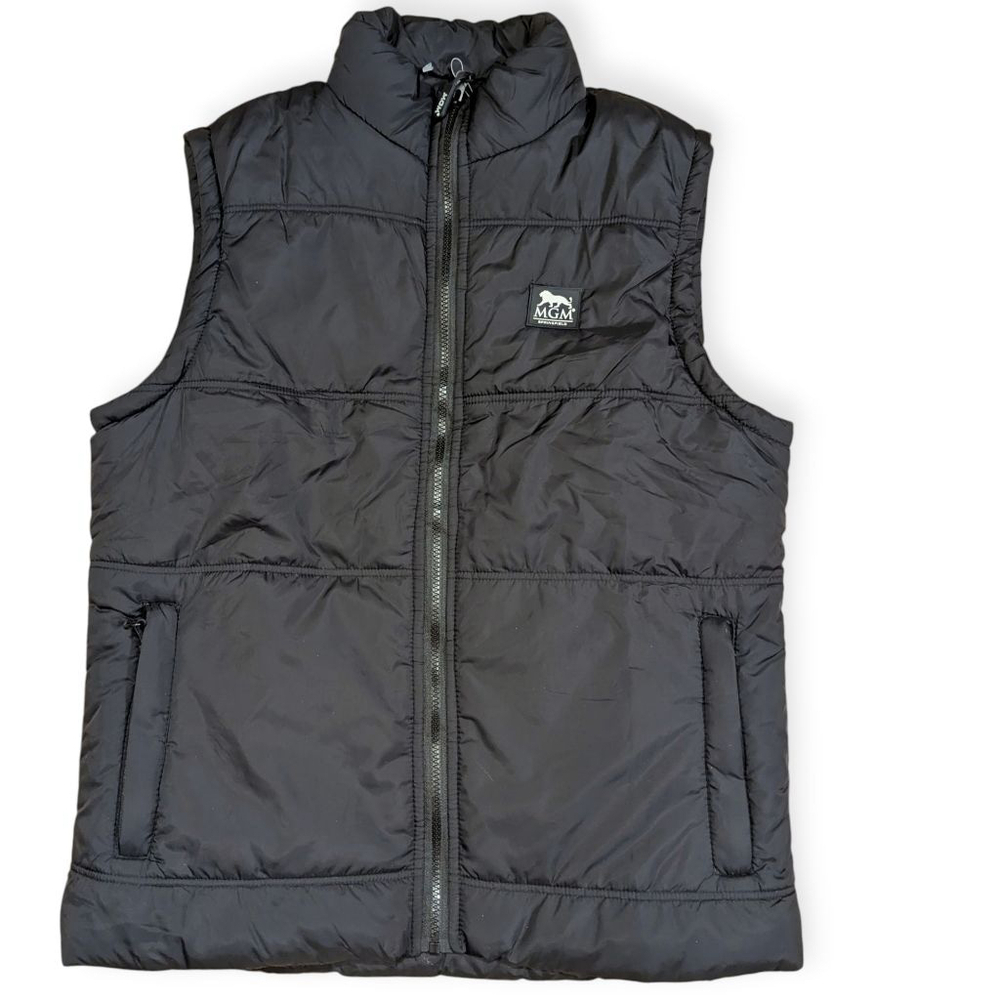 MGM Springfield Black Puffer Vest Medium